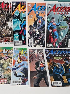 Action Comics  Lot of 8 Vol 1 #866-872, Annual 11 DC Comics Key Pa Kent Dies C01